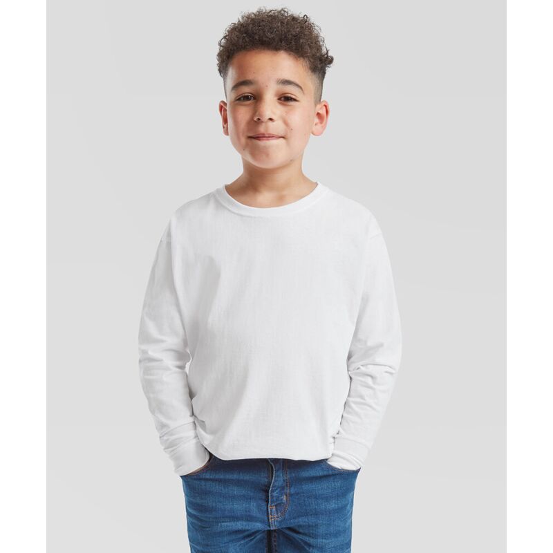 Kids long sleeve valueweight T Thumbnail