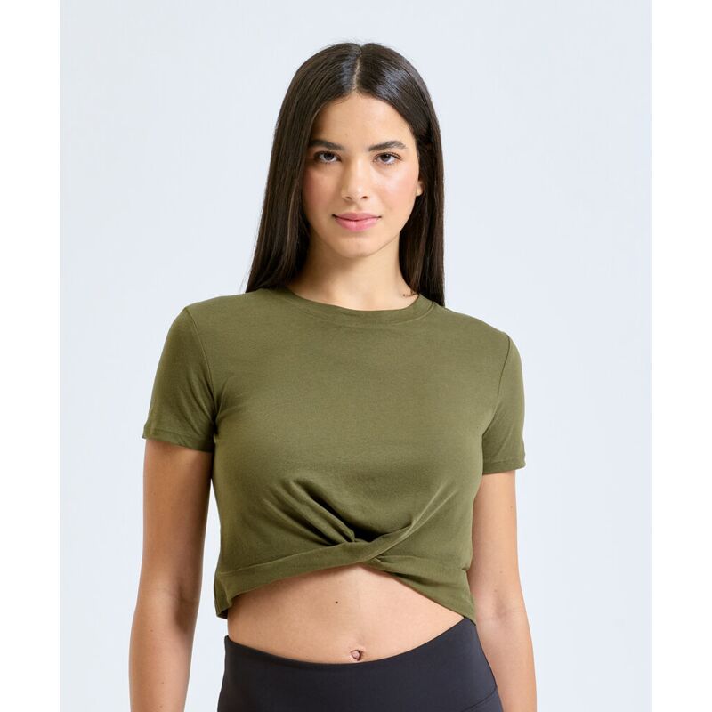 Women’s TriDri® twist crop top Thumbnail