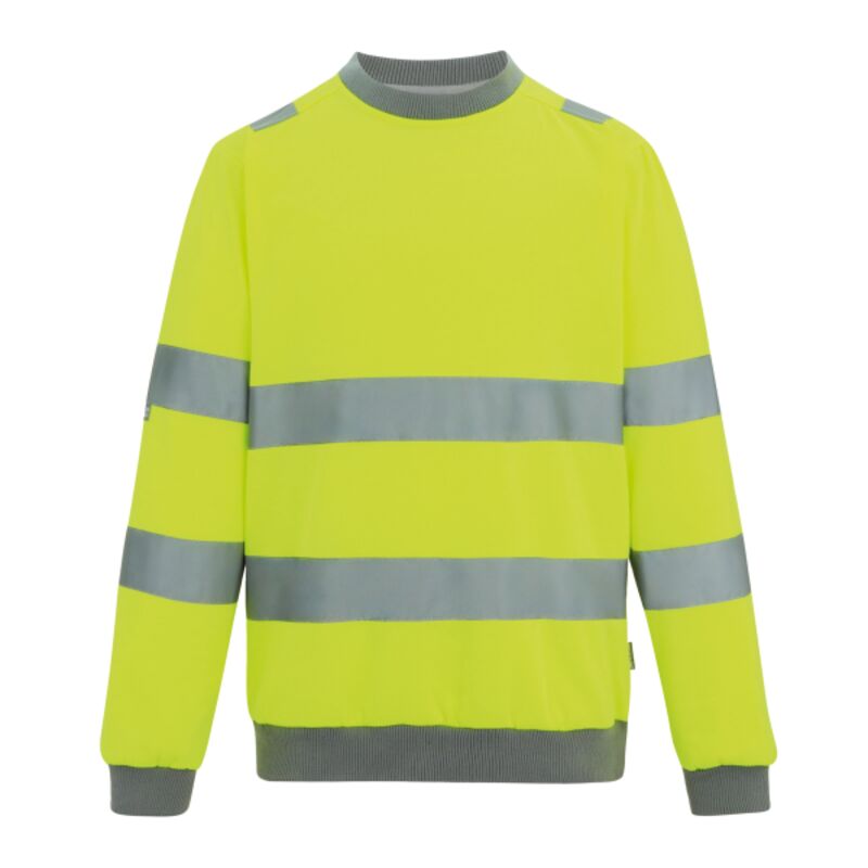 Hi-vis Pro contrast crew neck sweatshirt Thumbnail