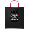 Varsity cotton shopper short handle Thumbnail