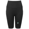 Women’s TriDri® ribbed seamless '3D Fit' cycle shorts Thumbnail